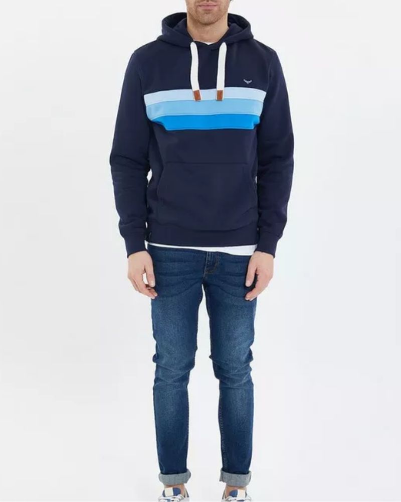 Murs Colourblock Hoodie with Kangaroo Pocket