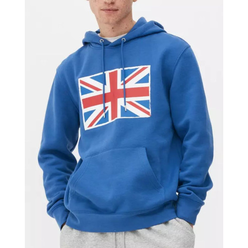 Union Jack Print Hoodie