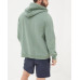 Brooke Chest Stripe Zip Light Green Hoodie