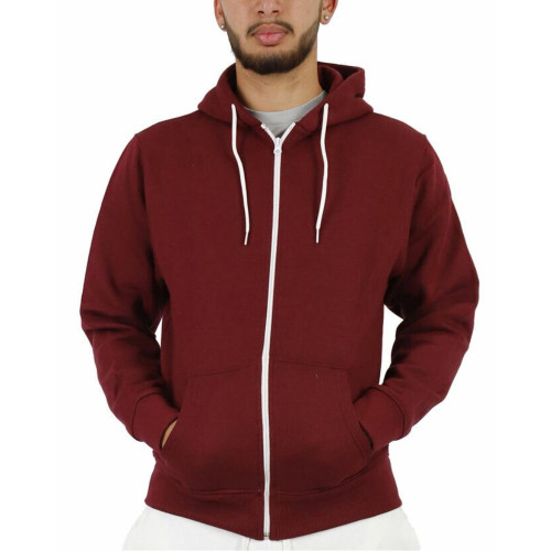 Plain Mens American Fleece Zip UP Hoodie