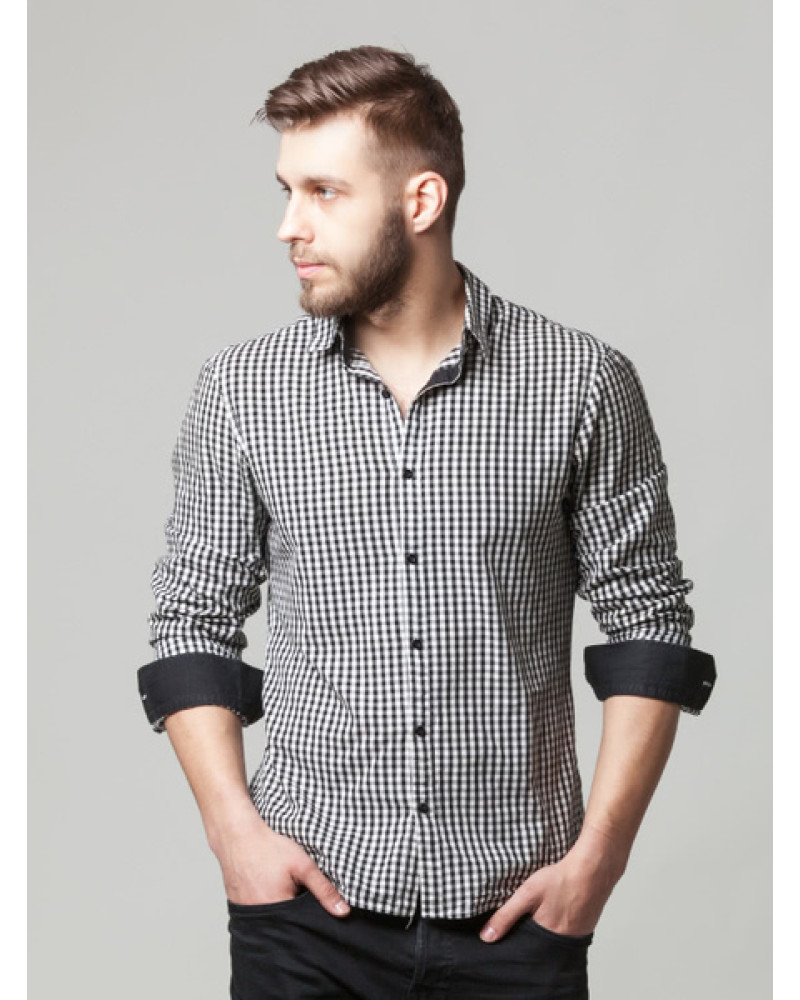 Checked Slim Fit Shirt