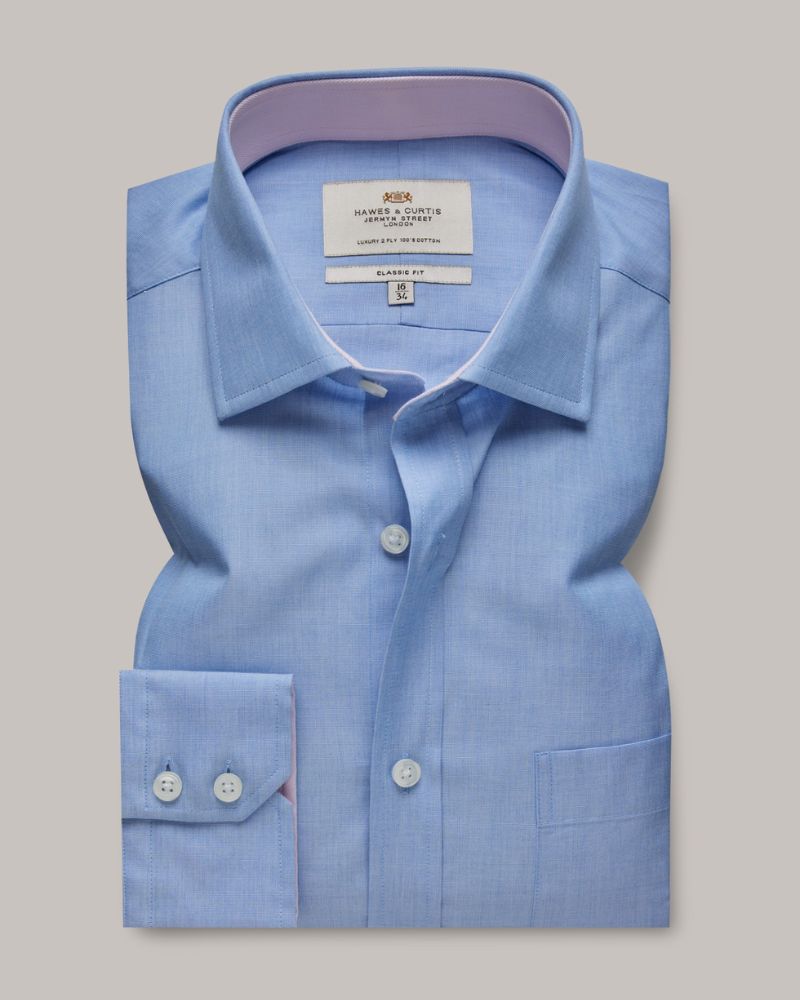 Blue End on End Classic Shirt