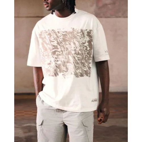 Relaxed fit Heavyweight Marble Graphic T-Shirt