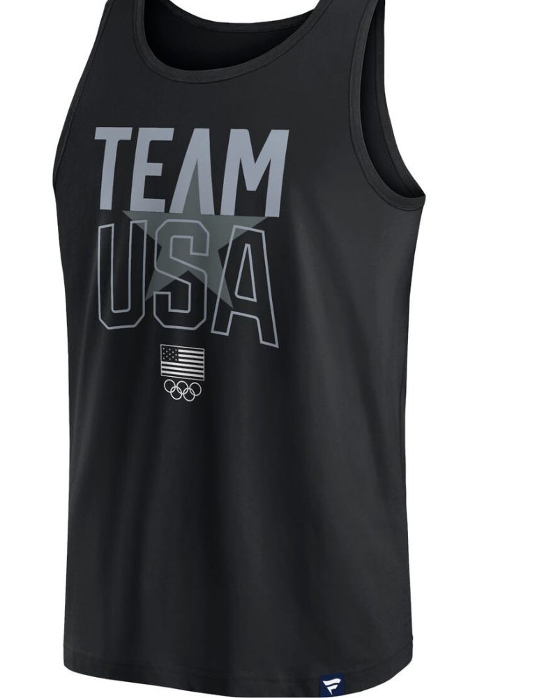 Men Fanatics Branded Black Team USA Legacy Favorite Tank Top